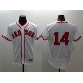 MLB Boston Red Sox 14 Jim Rice No Name White Home Stitched Majestic Flex Base Men Jersey