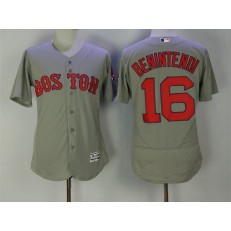 MLB Boston Red Sox 16 Andrew Benintendi Gray Flexbase 2016 Player Men Jersey