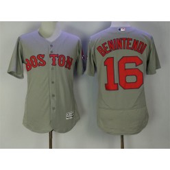 MLB Boston Red Sox 16 Andrew Benintendi Gray Flexbase 2016 Player Men Jersey