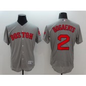 MLB Boston Red Sox 2 Xander Bogaerts Gray Flexbase 2016 Player Men Jersey