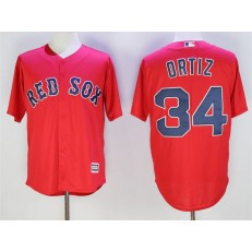 MLB Boston Red Sox 34 David Ortiz Red New Cool Base Men Jersey