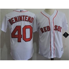 MLB Boston Red Sox 40 Andrew Benintendi White New Cool Base Men Jersey