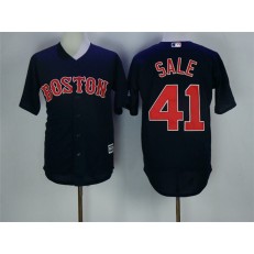 MLB Boston Red Sox 41 Chris Sale Blue New Cool Base Men Jersey