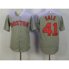 MLB Boston Red Sox 41 Chris Sale Grey New Cool Base Men Jersey
