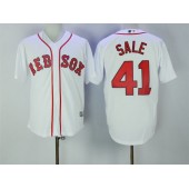 MLB Boston Red Sox 41 Chris Sale White New Cool Base Men Jersey