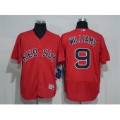 MLB Boston Red Sox 9 Ted Williams Red 2016 Flexbase Majestic Baseball Men Jersey