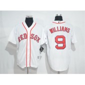 MLB Boston Red Sox 9 Ted Williams White Cool Base Men Jersey