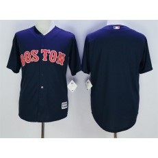 MLB Boston Red Sox Blank Blue New Cool Base Men Jersey