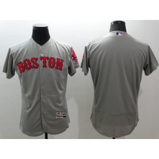 MLB Boston Red Sox Blank Gray Flexbase 2016 Player Men Jersey