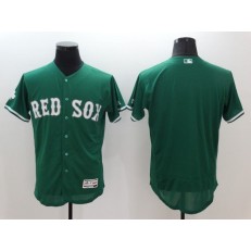 MLB Boston Red Sox Blank Green Celtic Flexbase Men Jersey