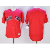 MLB Boston Red Sox Blank Red New Cool Base Men Jersey