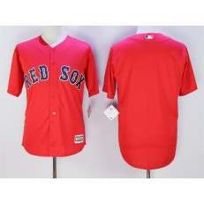 MLB Boston Red Sox Blank Red New Cool Base Men Jersey