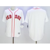MLB Boston Red Sox Blank White New Cool Base Men Jersey