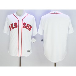 MLB Boston Red Sox Blank White New Cool Base Men Jersey