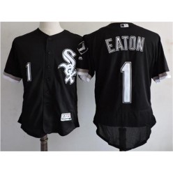 MLB Chicago Adam Eaton White Sox 1 Adam Eaton Black 2016 Flexbase Majestic Men Jersey