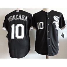 MLB Chicago White Sox 10 Alexei Ramirez Black Cool Base Stitched Men Jersey