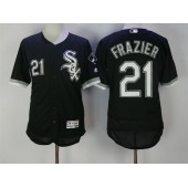 MLB Chicago White Sox 21 Todd Frazier Black 2016 Flexbase Majestic Baseball Men Jersey