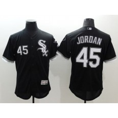 MLB Chicago White Sox 45 Michael Jordan Black 2016 Flexbase Majestic Baseball Men Jersey