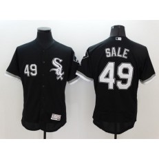 MLB Chicago White Sox 49 Chris Sale Black 2016 Flexbase Majestic Baseball Men Jersey