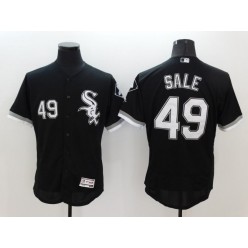 MLB Chicago White Sox 49 Chris Sale Black 2016 Flexbase Majestic Baseball Men Jersey