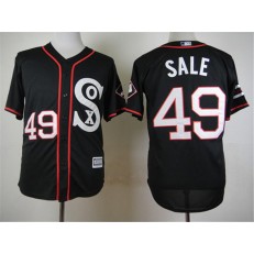 MLB Chicago White Sox 49 Chris Sale Black New Cool Base Stitched Men Jersey