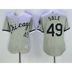 MLB Chicago White Sox 49 Chris Sale Gray Road 2016 Flexbase Majestic Baseball Men Jersey