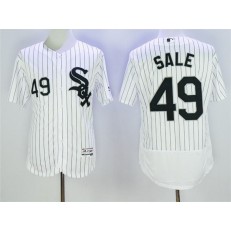 MLB Chicago White Sox 49 Chris Sale White Home 2016 Flexbase Majestic Baseball Men Jersey