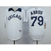 MLB Chicago White Sox 79 Jose Abreu White 1976 Turn Back The Clock Men Jersey