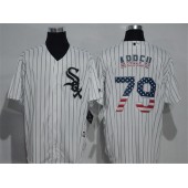 MLB Chicago White Sox 79 Jose Abreu White USA Flag Fashion Baseball Men Jersey