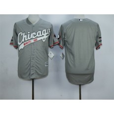 MLB Chicago White Sox Blank 2015 Gray Men Jersey