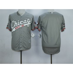 MLB Chicago White Sox Blank 2015 Gray Men Jersey