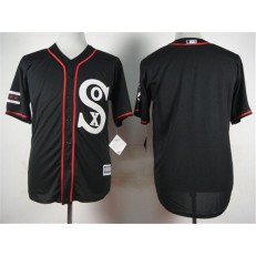 MLB Chicago White Sox Blank Black New Cool Base Stitched Men Jersey