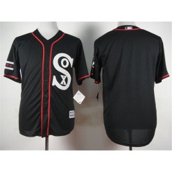 MLB Chicago White Sox Blank Black New Cool Base Stitched Men Jersey