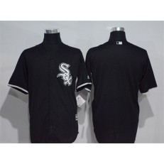 MLB Chicago White Sox Blank Black Stitched Majestic Cool Base Men Jersey