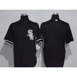 MLB Chicago White Sox Blank Black Stitched Majestic Cool Base Men Jersey