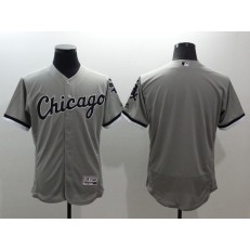 MLB Chicago White Sox Blank Gray Road 2016 Flexbase Majestic Baseball Men Jersey