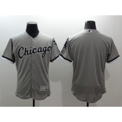 MLB Chicago White Sox Blank Gray Road 2016 Flexbase Majestic Baseball Men Jersey