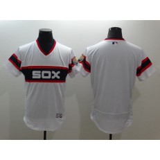 MLB Chicago White Sox Blank Retired White Pullover 2016 Flexbase Majestic Baseball Men Jersey
