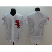 MLB Chicago White Sox Blank White Stars & Stripes Fashion Independence Day Stitched Majestic Flex Base Men Jersey