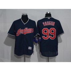 MLB Cleveland Indians 99 Rick Vaughn Navy Blue 2016 Flexbase Majestic Baseball Men Jersey
