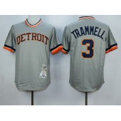 MLB Detroit Tigers 3 Ian Kinsler 1984 Gray Throwback Men Jersey