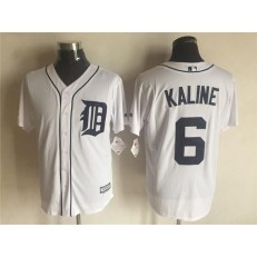 MLB Detroit Tigers 6 Al Kaline Home White 2015 Cool Base Men Jersey