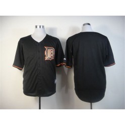 MLB Detroit Tigers Blank Black Fashion Men Jersey