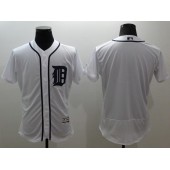 MLB Detroit Tigers Blank White Flexbase Authentic Collection Stitched Men Jersey