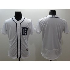 MLB Detroit Tigers Blank White Flexbase Authentic Collection Stitched Men Jersey