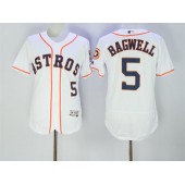 MLB Houston Astros 5 Jeff Bagwell White Home 2016 Flexbase Majestic Baseball Men Jersey