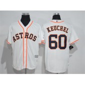 MLB Houston Astros 60 Dallas Keuchel White 2015 Cool Base Men Jersey