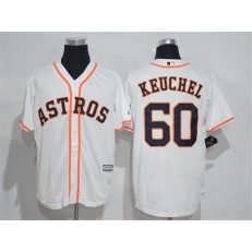 MLB Houston Astros 60 Dallas Keuchel White 2015 Cool Base Men Jersey