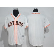 MLB Houston Astros Blank White 2015 Cool Base Men Jersey