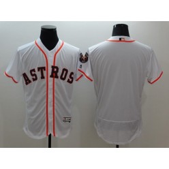 MLB Houston Astros Blank White Home 2016 Flexbase Majestic Baseball Men Jersey